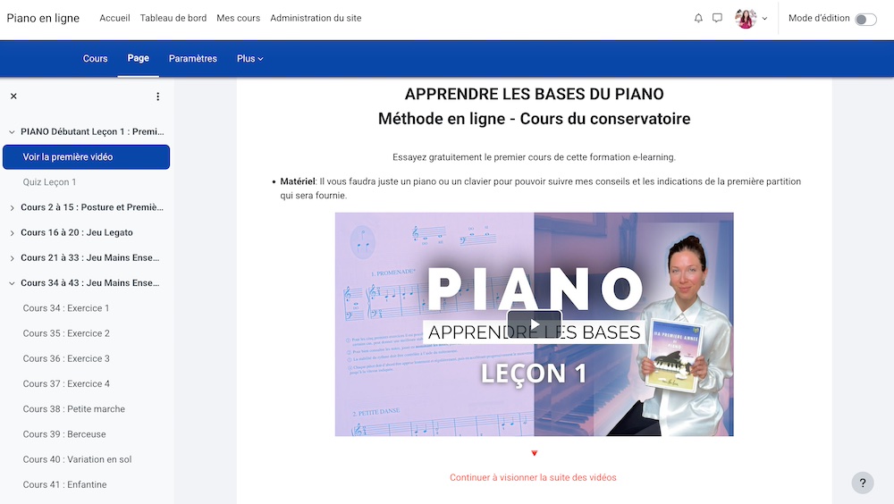 Apprendre le piano en elearning