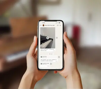 Mon premier morceau au piano